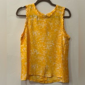 Like new J Crew Silk Blouse with back button detail